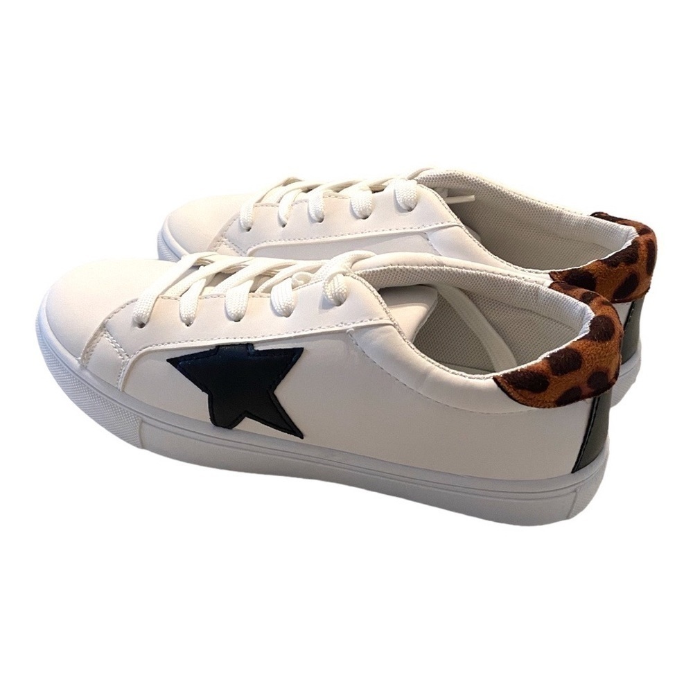 C&C California Lifestyle Faux Leather White Sneakers